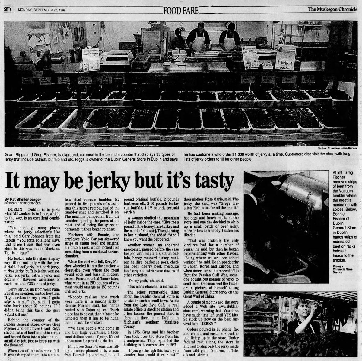 Dublin General Store - Sep 20 1999 Article